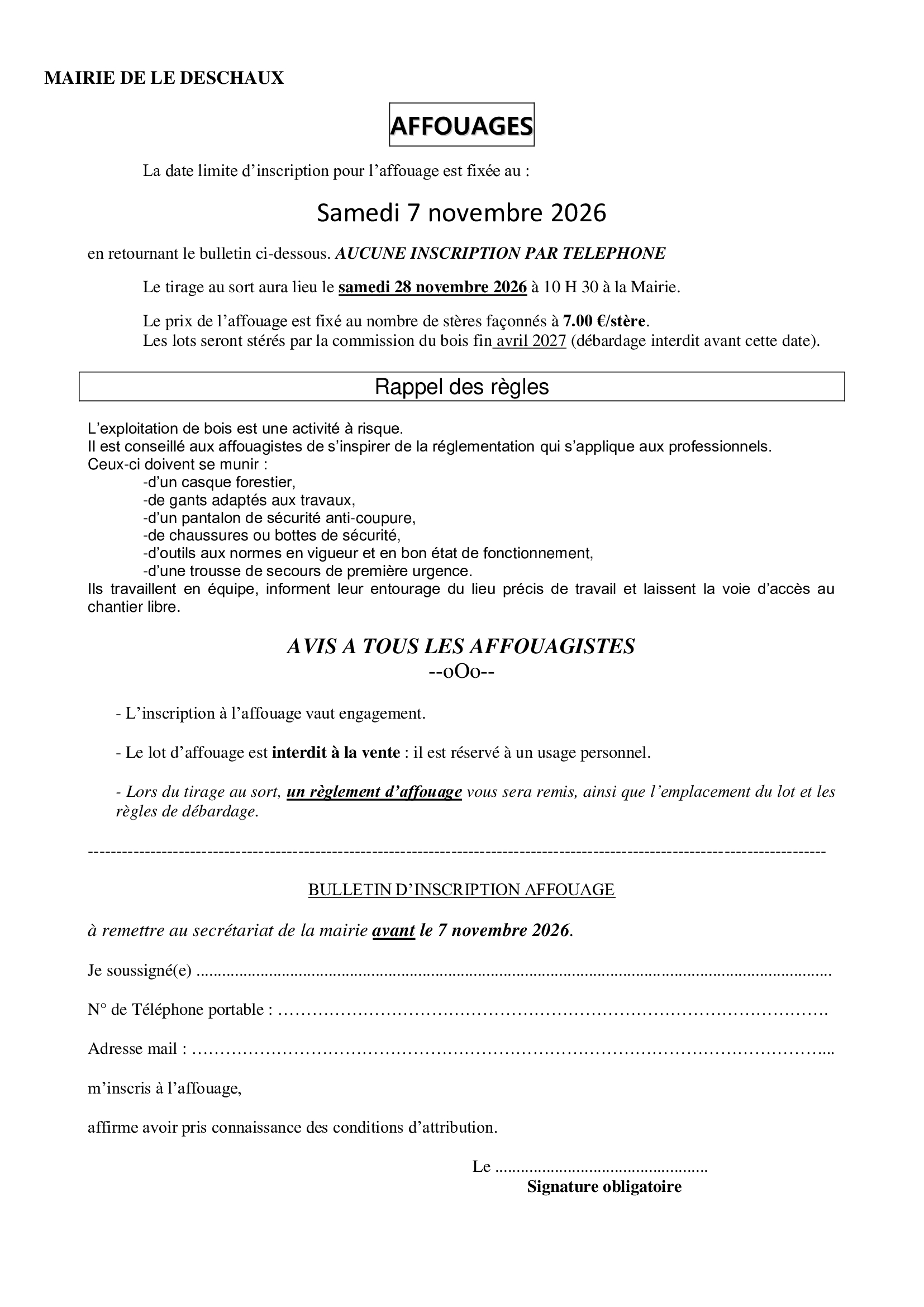 Affouages 